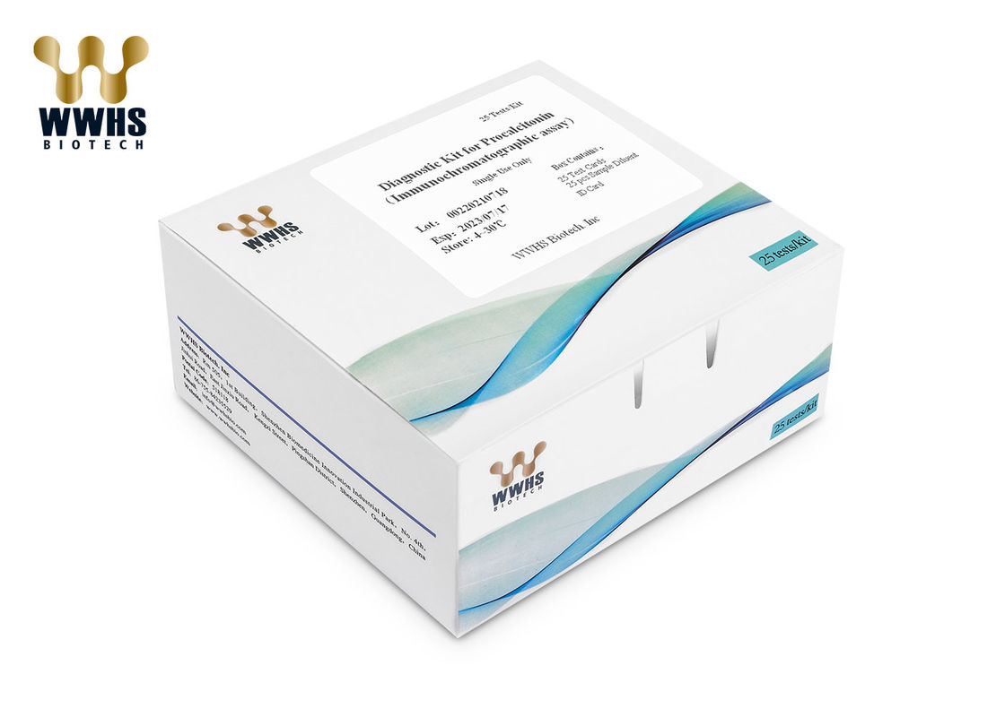 IFA-PCT Procalcitonin Snelle Kwantitatieve de Uitrusting van de Staptest 12 van de Houdbaarheidrechts Maanden Opslag