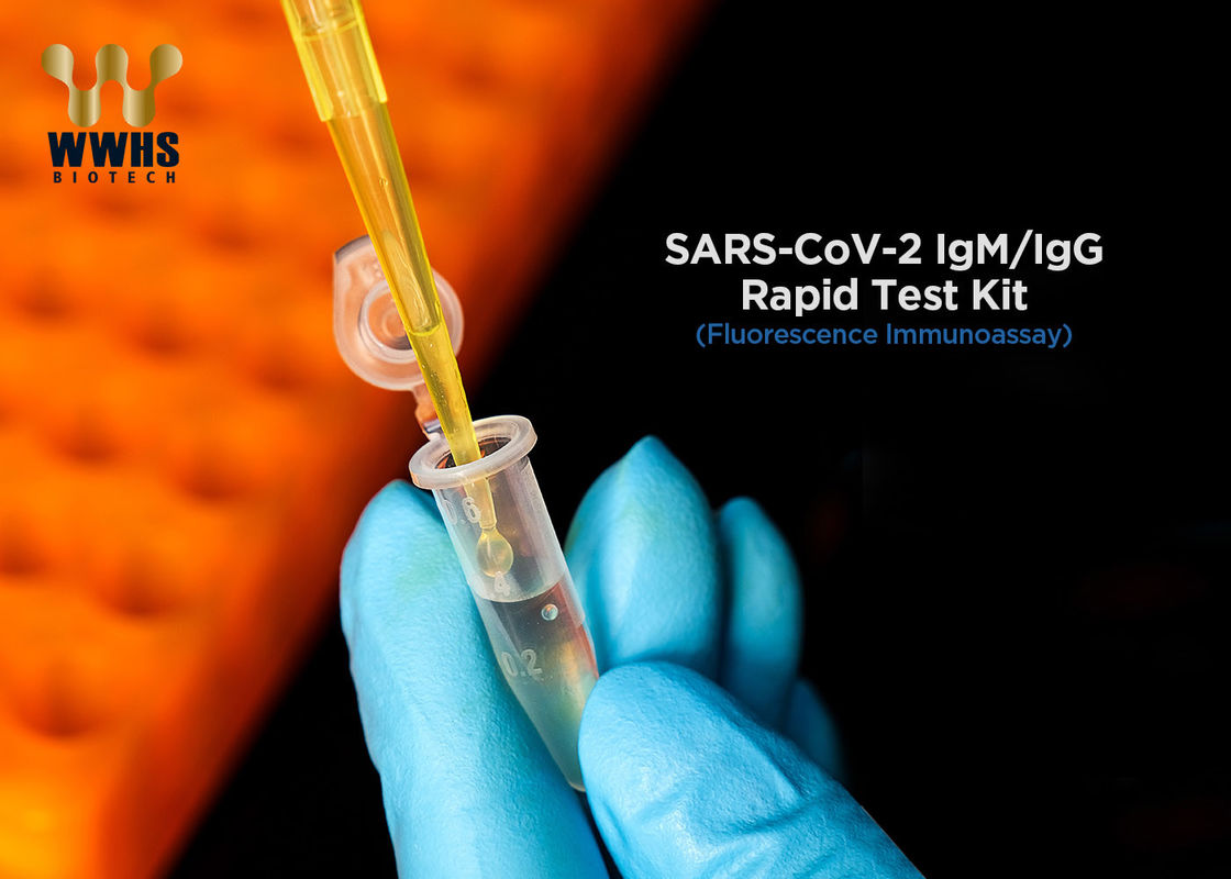 Covid-19 IgM IgG Zure Trekker van Kit Colloidal Gold Assay Nucleic van de Antilichamen de Snelle Test