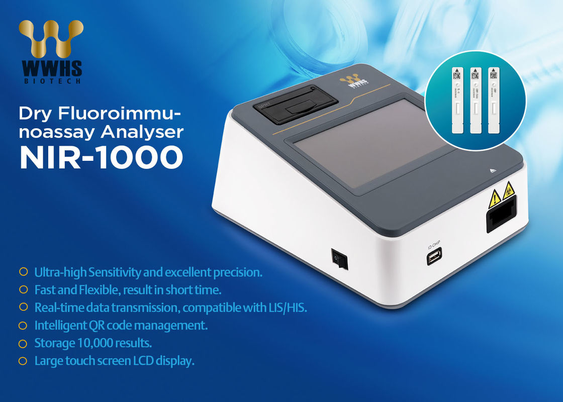PSA FIA Rapid Quantitative Test Kit Toepassing in nir-1000 Enig Kanaalivd POCT Apparaat